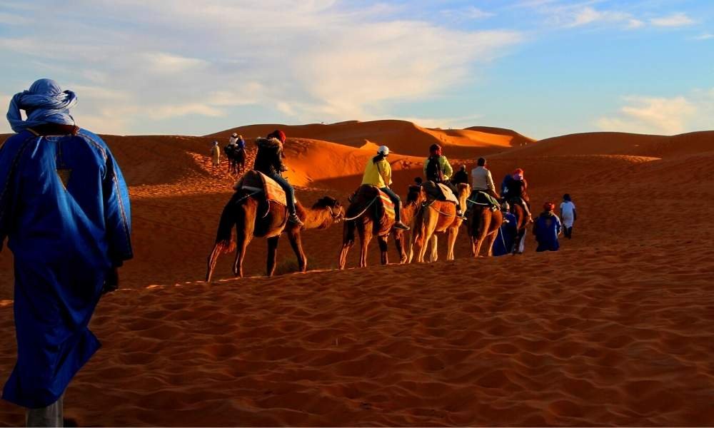 4 days fes to marrakech desert trip